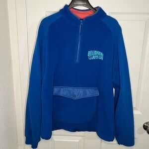 Billionaire Boys Club Blue Fleece Pullover Men’s Size L